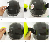 Tresse pour casque moto - Noir - Le Pratique du Motard