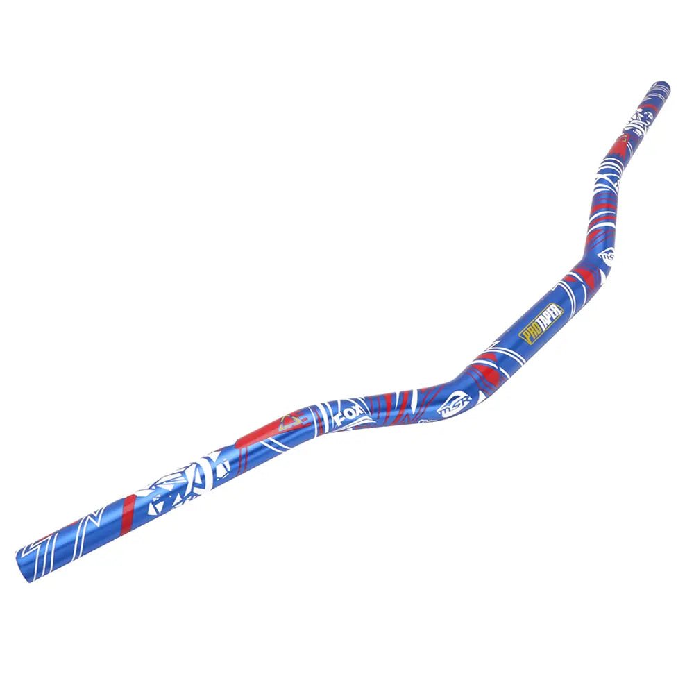 Guidon Protaper 28mm - Bleu FOX - LE PRATIQUE DU MOTARD