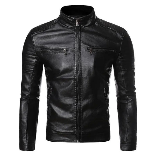 Veste cuir  vintage - Noir Le Pratique du Motard