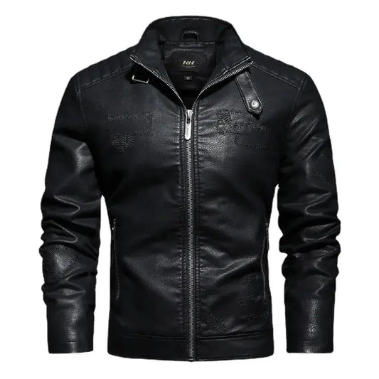 Veste homme cuir noir vintage - Le Pratique du Motard